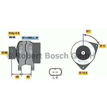 Alternador Bosch 120A 14V Remanufacturado para Renault Trucks Mascott