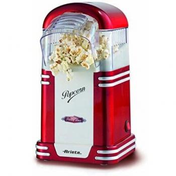 Ariete Party Time Maquina de Palomitas, 1100 W, Color Rojo y Blanco
