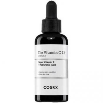 COSRX Pure Vitamin C 13% Brightening Serum - 20ml, Hydrating Facial Serum with Vitamin E & Hyaluronic Acid for Dull Skin and Fine Lines