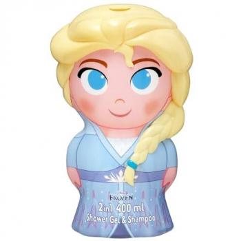 Gel de Ducha y Champú 2 en 1 Frozen Elsa para Niños 400 ml