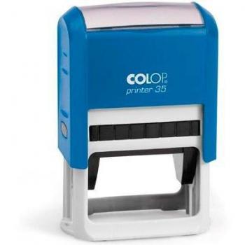 Colop Printer 35 Sello Personalizado 30x50mm Azul