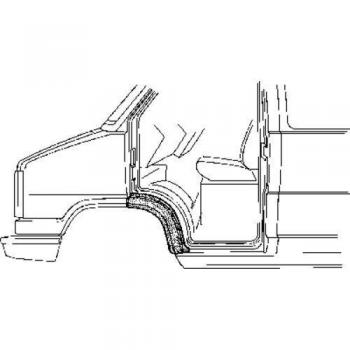 Guardabarros VAN WEZEL 1745156 - Resistente y Duradero