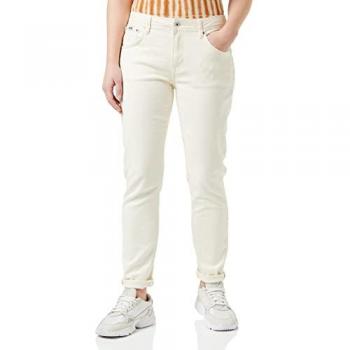 Pepe Jeans Violet Sustainable White Cropped Cotton Women's Jeans W26