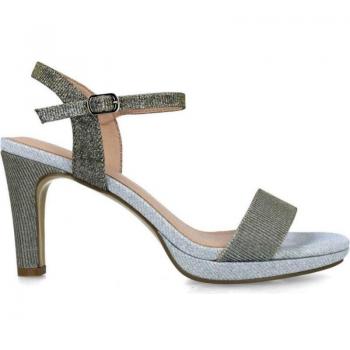 Sandalias de fiesta para mujer marca Menbur en color plata