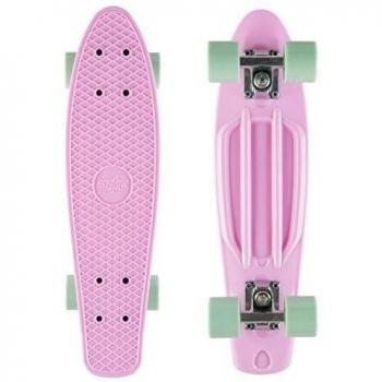 Star-Skateboards -60-RT-01-LPMT - Monopatín de Flamenco y Pimienta, Color Rosa y Menta