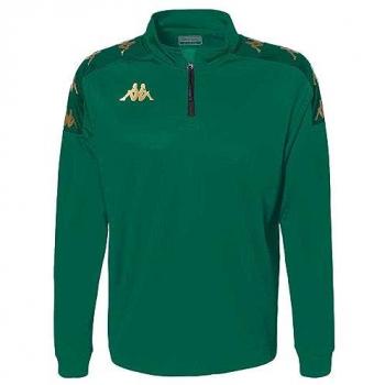 Sudadera Kappa Gassolo Verde Hombre Media Cremallera