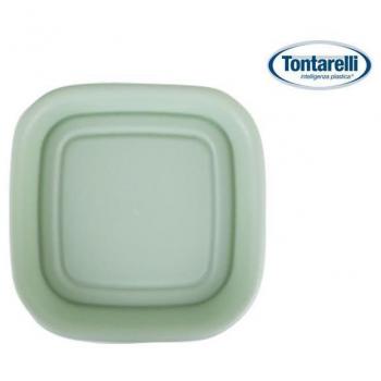 BAJO PLATO PARA MACETA CUADRADO 20CM TULIPAN VERDE CAMEO