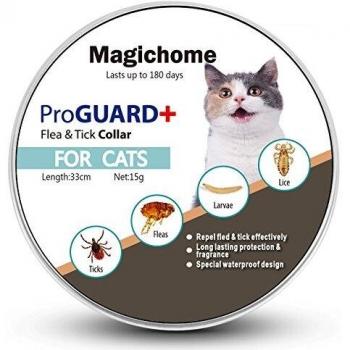 Magichome Collar Antiparasitario para Gatos contra Pulgas, Garrapatas y Mosquitos