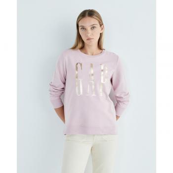 Camiseta de mujer cuello barco y manga larga Gap