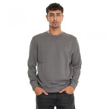 BOSS Men's Westart Crew Neck Sweatshirt - Dark Grey, Size XL