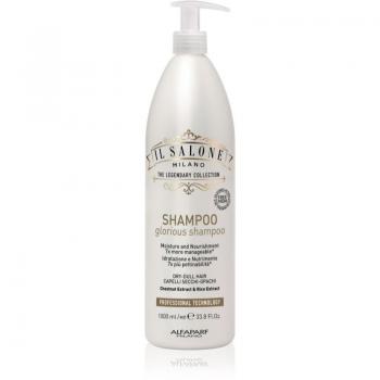 El Salone Milano Glorious Champú Nutritivo 1000ml - champú para cabello seco, opaco, maltratado o dañado