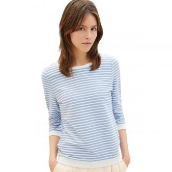 Jersey de mujer de rayas manga francesa