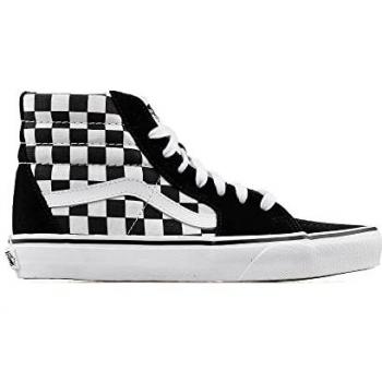 Zapatillas deportivas de Hombre Marca Vans Modelo Ua Sk8-hi color negro intenso con detalles en blanco, talla 44.5