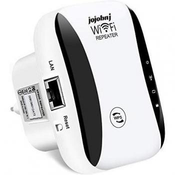 CawBing Repetidor WiFi, 300Mbps Extensor WiFi, Amplificador de Señal de 300 Mbps,Admite Redes WLAN de 2,4 GHz,Fácil de Configurar, Compatible con Enrutador y Fibra
