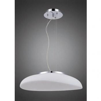 Lámpara Colgante Opal Cromo 4 Luces
