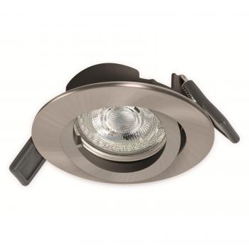 Downlight Empotrado LED GU10 4.5W 350lm IP20 Níquel 2700K
