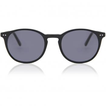 SmartBuy Collection Oval Full Rim Plastic Men's Prescription Sunglasses Black Size 47