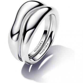 Anillo en plata de ley Combinables Forma Orgánica PANDORA 193264C00