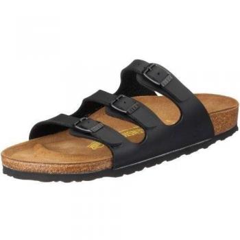 Birkenstock Florida Soft Footbed Narrow Sandals - Black - Size 38 EU