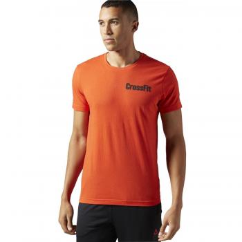 Reebok RCF Athena tee Camiseta, Hombre, Naranja