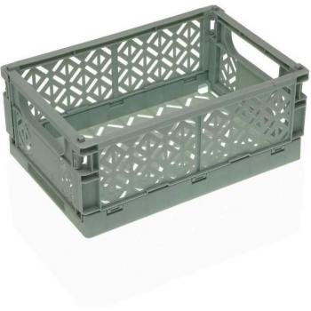 Caja Plegable Versa Verde Polipropileno 25 x 10 x 16,5 cm