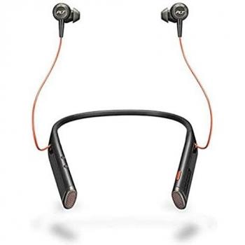 Poly Plantronics Voyager 6200 UC - Auriculares Estéreo Bluetooth con Cancelación de Ruido Activa en Color Negro