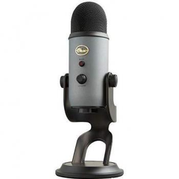 Blue Microphones Yeti Micrófono USB para grabación y transmisión en PC y Mac, transmisión de juegos