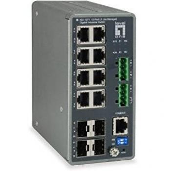 LevelOne IGU-1271 Managed L3 Lite Gigabit Ethernet Switch with 12 Ports