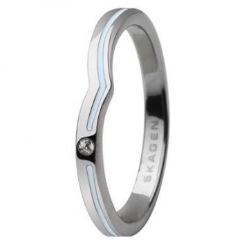 Anillo de Mujer Skagen JRSI018SS7 con acero inoxidable - Tamaño 18