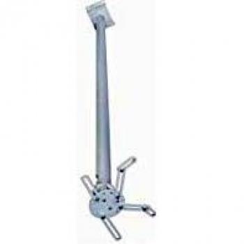 Soporte de Techo Ajustable para Proyector Erard 002431 - Color Gris, Rango de Ajuste 54 a 121 cm, Inclinación 0-360°