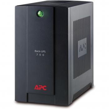 APC Back-UPS Línea Interactiva 700VA, 390W con 4 Salidas AC y AVR, Modelo BX700U-GR