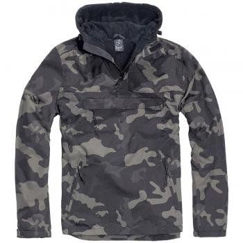 Brandit Dark Camo Windbreaker Jacket for Men - Size S