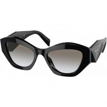 Prada Symbole Sunglasses PR 07YS 1AB-0A7 Black Geometric Gradient