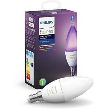 Philips Hue White and Color Ambiance Bombilla LED E14 5.3W