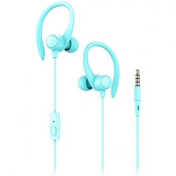 Auriculares deportivos S07 con cable y micrófono integrado, diseño ergonómico para máxima comodidad