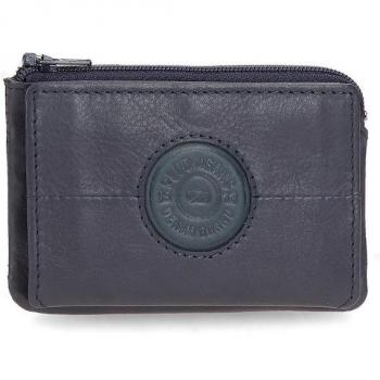 Pepe Jeans - Monedero Tarjetero Cracker Azul Marino
