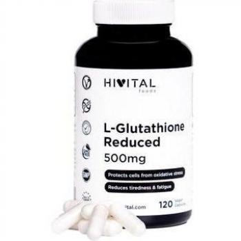 L-Glutatión Reducido 500mg 120 cápsulas veganas