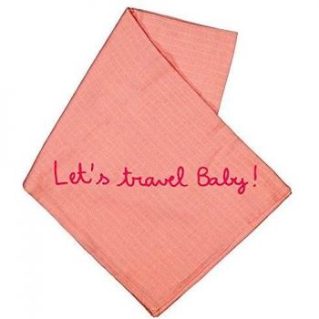 Absorba 'let' s Travel bebé. 'coral rosa muselina rosa Coral Pink