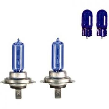 Superlite 1 Set DE 4 LAMPARAS SPECTRAS para Coche. 2 UDS H7 Color Blanco 6000K - 2 UDS T10