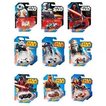 Mattel - Vehículos Star Wars Deluxe Hot Wheels, modelos surtidos
