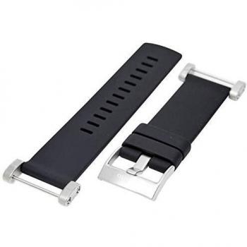 Suunto Core Flat Black Rubber Strap Correa para Relojes, Unisex, Negro, Talla Única