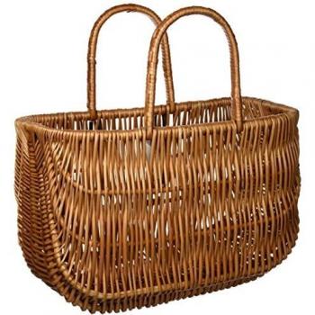 Basil Swing Wicker Cestino, Unisex Adulto, marrón-marrón, 42 x 20 x 26 cm