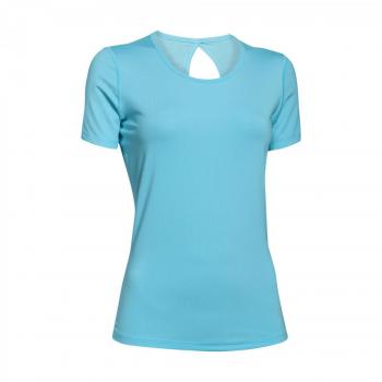 Under Armour UA HG CoolSwitch SS Camiseta de Manga Corta, Mujer, Azul Cielo, XS
