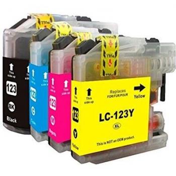 Inkoem M-LC121BK Cartucho Compatible Brother LC121/123XL, Negro