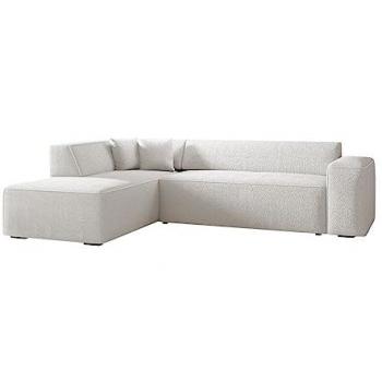 Sofá rinconero Comfivo 289, blanco, 267x205x72cm