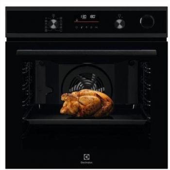 Horno Eléctrico Multifuncción Electrolux EOC6H56H 72L con Vapor SteamCrisp y Limpieza AquaClean, Clase A+, Color Negro