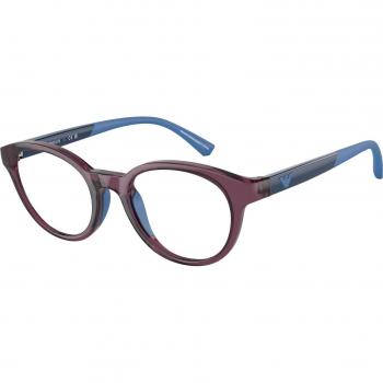 Emporio Armani EK3205 5897 Kids Transparent Violet Panthos Prescription Glasses