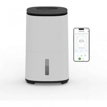 Deshumidificador y Purificador MeacoDry Arete Two 25L - Control por App, Ultra Silencioso, Filtro HEPA, Secado Eficiente de Ropa, Bajo Consumo, Ideal para Hogares Grandes