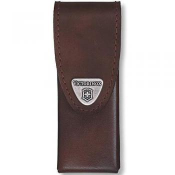 Victorinox V4.0822.L1 Funda Piel Clip Rotativo, Gürteltasche Leder Braun, SwissTool Spirit drehbar, marrón, S