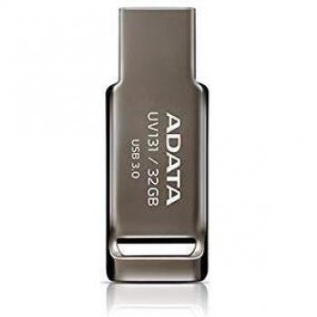 ADATA UV131 Unidad Flash USB de 32GB con Conector Tipo A, USB 3.0 (3.1 Gen 1), Color Gris